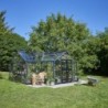 Juliana Serre de jardin en verre Noir 21.5m²