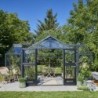 Juliana Serre de jardin en verre Noir 21.5m²