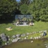 Juliana Serre de jardin en verre Noir 21.5m²