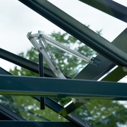 Juliana Serre de jardin en verre Noir 21.5m²