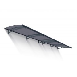Canopia by Palram Marquise auvent Acier galvanisé Gris 3.77m²