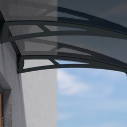 Canopia by Palram Marquise auvent Acier galvanisé Gris 3.77m²