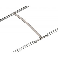 Canopia by Palram Marquise auvent Acier galvanisé Gris 3.77m²