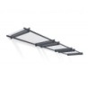 Canopia by Palram Marquise auvent Aluminium Gris 4,25m²