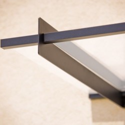 Canopia by Palram Marquise auvent Aluminium Gris 4,25m²