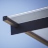 Canopia by Palram Marquise auvent Aluminium Gris 4,25m²