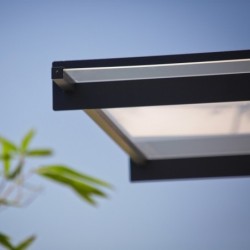Canopia by Palram Marquise auvent Aluminium Gris 4,25m²