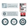 Canopia by Palram Marquise auvent Aluminium Gris 4,25m²