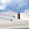 Canopia by Palram Toit de terrasse alu Aluminium Blanc 5m²
