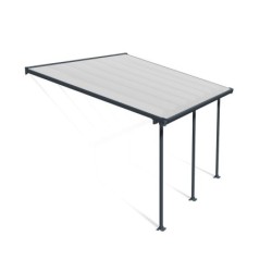 Canopia by Palram Toit de terrasse alu Aluminium Gris 12.5m²