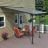 Canopia by Palram Toit de terrasse alu Aluminium Gris 12.5m²