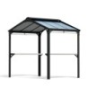 Canopia by Palram Tonnelles de jardin Aluminium Noir 4m²