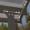 Canopia by Palram Toit de terrasse alu Aluminium Gris 39.4m²