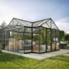 Canopia by Palram Serre de jardin en polycarbonate Noir 16m²
