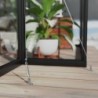 Canopia by Palram Serre de jardin en polycarbonate Noir 16m²