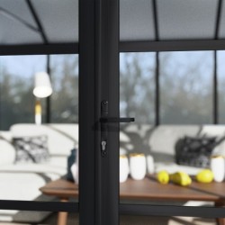 Canopia by Palram Serre de jardin en polycarbonate Noir 16m²