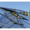 Gampre Serre de jardin en verre Noir 12.5m²
