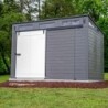 Suncast Abri de jardin résine Polyéthylène Haute Densité (HDPE) Gris 7.3m²