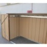 Duramax Abri de jardin métal Acier galvanisé Marron 2m²