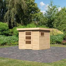 Karibu Abri de jardin bois 5 à 10 m² Bois Marron 5.25m²