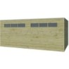Gardenas Garage bois  Marron 15.3m²
