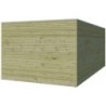Gardenas Garage bois  Marron 15.3m²