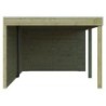 Gardenas Garage bois Bois massif Marron 15.3m²