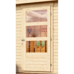 Karibu Abri de jardin bois 10 à 15 m² Bois massif Marron 4.6m²