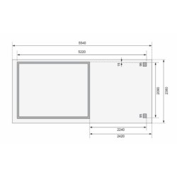 Karibu Abri de jardin bois 10 à 15 m² Bois massif Marron