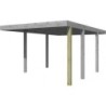 Gardenas Carport  Marron 15.65m²
