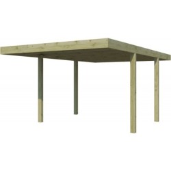 Gardenas Carport  Marron 15.65m²