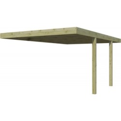 Gardenas Carport  Marron 15.65m²