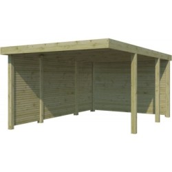 Gardenas Carport  Marron 15.65m²