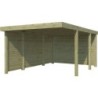 Gardenas Carport  Marron 15.65m²