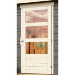 Karibu Abri de jardin bois 10 à 15 m² Bois massif Gris