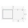 Karibu Abri de jardin bois 10 à 15 m² Bois massif Gris