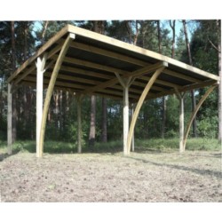 Gardenas Carport double  Marron 30.32m²