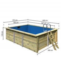 Karibu Piscines bois Bois