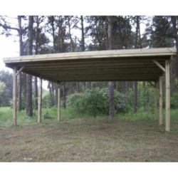 Gardenas Carport double  Marron 25.37m²
