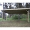 Gardenas Carport double  Marron 25.37m²