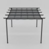 Essency Tonnelles de jardin Aluminium Gris 12m²
