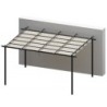 Essency Tonnelles de jardin Aluminium Gris 12m²