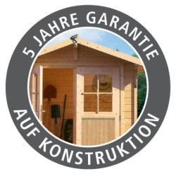 Karibu Abri de jardin bois 5 à 10 m² Bois massif Gris