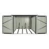 X-Metal Abri pour vélos Acier galvanisé Gris 4.2m²