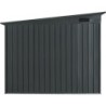 X-Metal Abri pour vélos Acier galvanisé Gris 4.2m²
