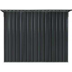 X-Metal Abri pour vélos Acier galvanisé Gris 4.2m²
