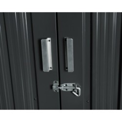 X-Metal Abri pour vélos Acier galvanisé Gris 4.2m²