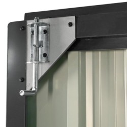 X-Metal Abri pour vélos Acier galvanisé Gris 4.2m²