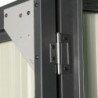 X-Metal Abri pour vélos Acier galvanisé Gris 4.2m²