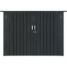 X-Metal Abri pour vélos Acier galvanisé Gris 4.2m²